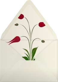 Lush Tulips - Oscar de la Renta Envelope