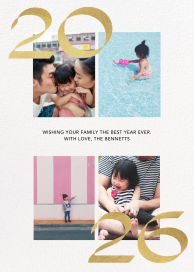 Bookends - New Year's Card by Paperless Post
