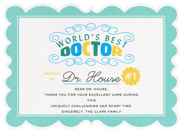 Certified - Thank You Card by Paperless Post