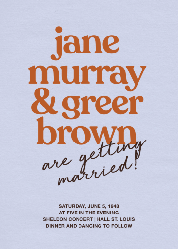 Noted - Wedding Invitation by Paperless Post