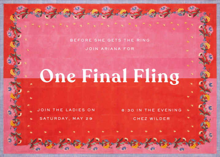 Mondana - Spring Party Invitation by Lisa Corti