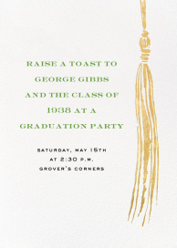 KSNY Tassel - Graduation Party Invitation by kate spade new york