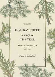 Fir Ever Frame - Holiday Party Invitation by John Derian