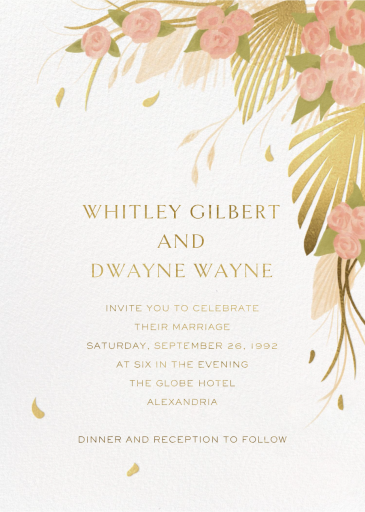 Florissant - Wedding Invitation by Paperless Post