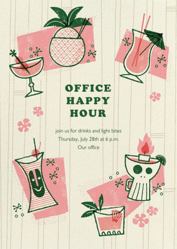 Tiki Trader - Happy Hour Invitation by Paperless Post