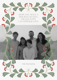 Modern Holly - Christmas Card by Paperless Post
