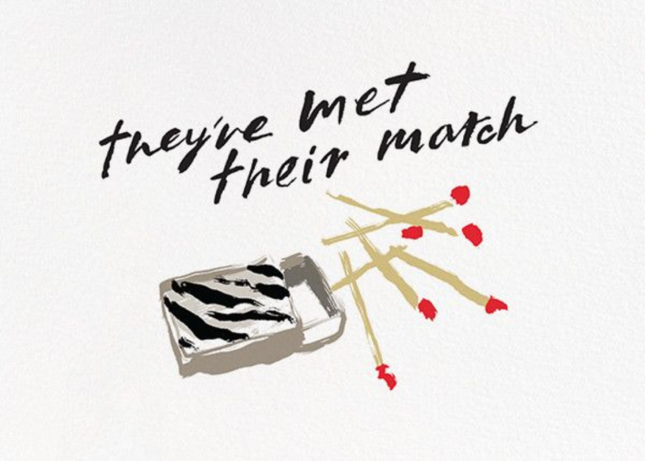 Met Their Match - Engagement Party Invitation by kate spade new york
