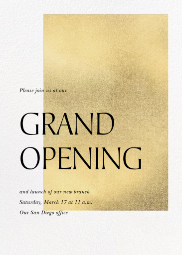 Modern Gold by Paperless Post