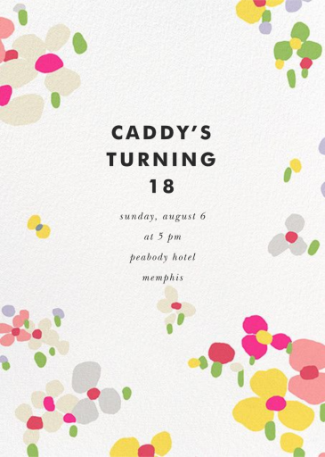 Fauvist Florals - Business Event Invitation by kate spade new york