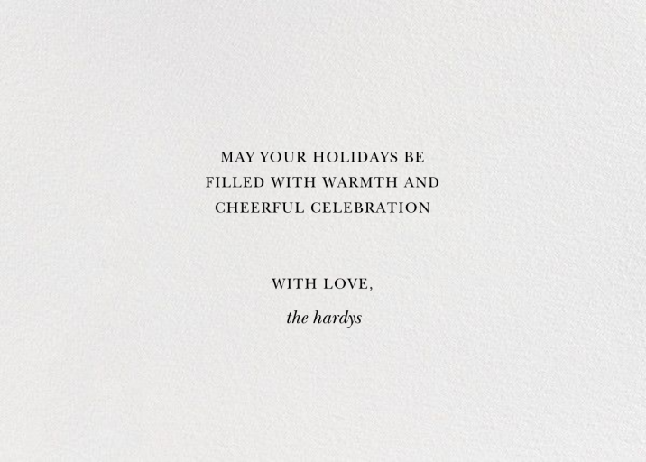 Seasonal Scroll (Full) by Paperless Post - Back