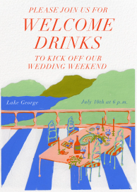 Italian Views - Welcome Party Invitation by Iris + Marie