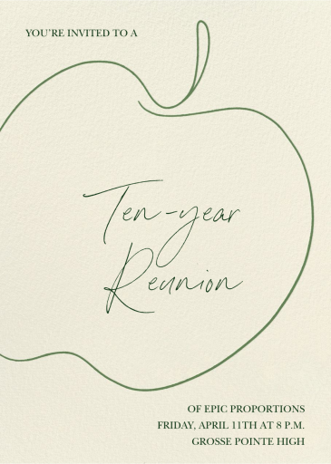 Good Apple - School Event Invitation by Paperless Post
