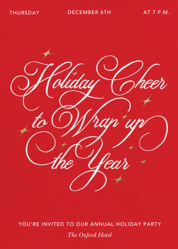 Holiday Twinkle - Party Invitation by Paperless Post