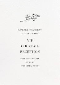 Blanc - Cocktail Party Invitation by Paperless Post