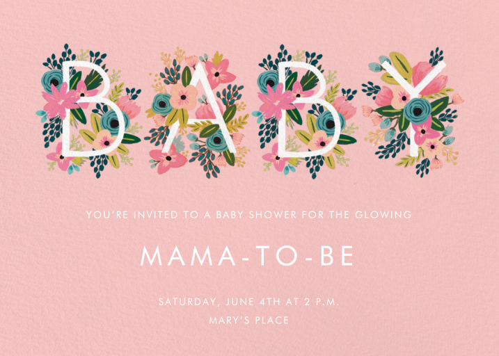 Floral Baby - Baby Shower Invitation by Rifle Paper Co.