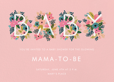 Floral Baby - Baby Shower Invitation by Rifle Paper Co.