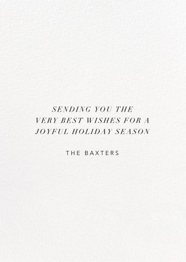 Full-Page Photo (Text Overlay) - Holiday Card by Paperless Post - Back