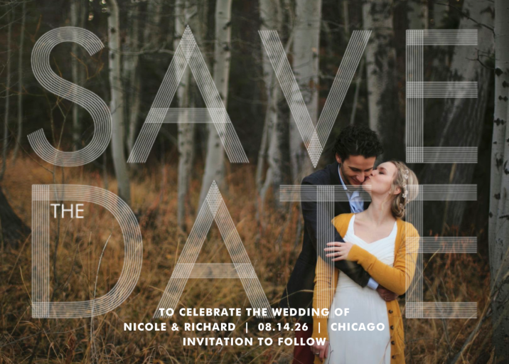 Sellotape - Save the Date by Paperless Post