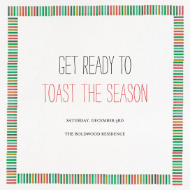 Mini Berlin - Holiday - Holiday Save the Date by Mr. Boddington's Studio