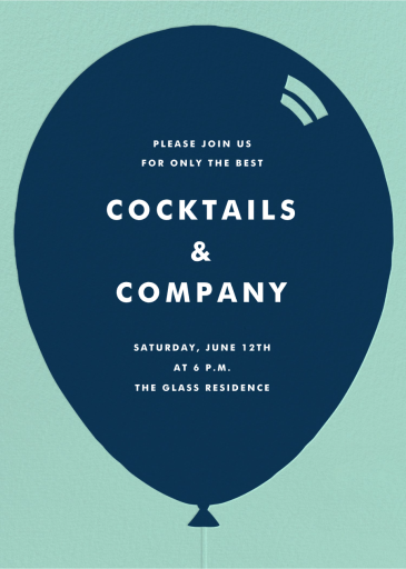 Red Balloon - Party Invitation by Paperless Post