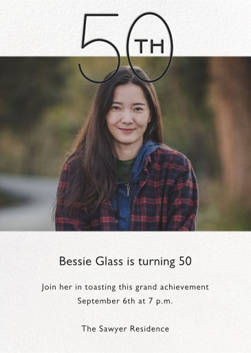 Decade Photo - Birthday Invitation by Paperless Post