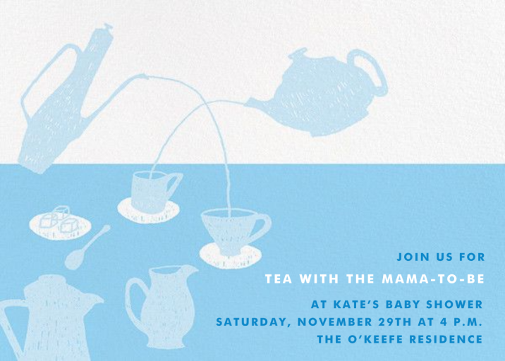 Pour Me A Cup - Baby Shower Invitation by Paperless Post