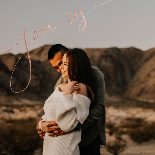 Join Us (Photo) - Anniversary Invitation by Linda and Harriett