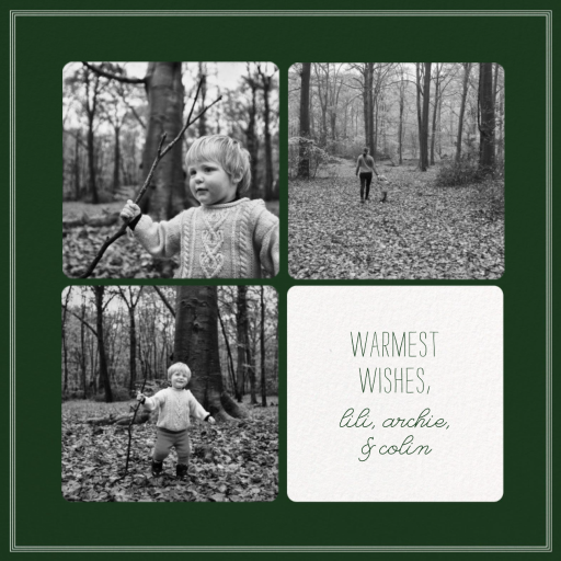 Window Pane - Holiday Card by Paperless Post