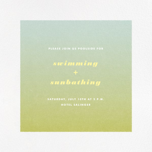 Gradient White Border - Dinner Party Invitation by Paperless Post