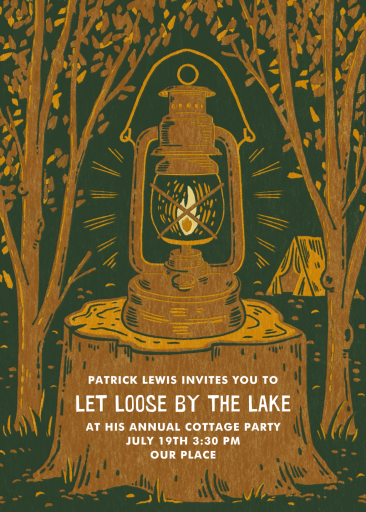 Camp Stories - Party Invitation by Paperless Post