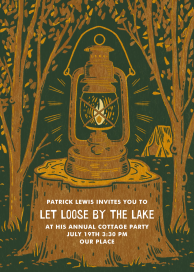 Camp Stories - Lake Party Invitation by Paperless Post