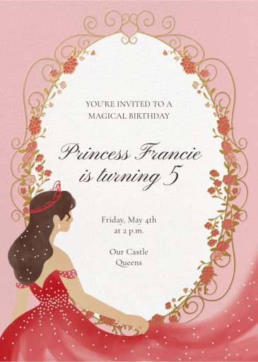 Sparkling Princess - Birthday Invitation by Paperless Post