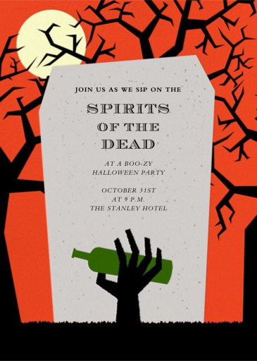 The Living Dead - Halloween Invitation by Paperless Post