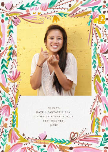 Primrose Path Photo - Greeting Card by Mr. Boddington's Studio