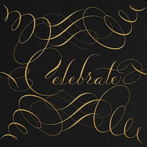 Celebrate Script - Cocktail Party Invitation by Bernard Maisner