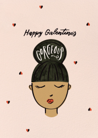 Honey BunGalentine's Day card by 2021 Co.