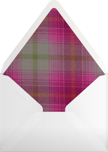 Tartan (Photo) - Oscar de la Renta Envelope