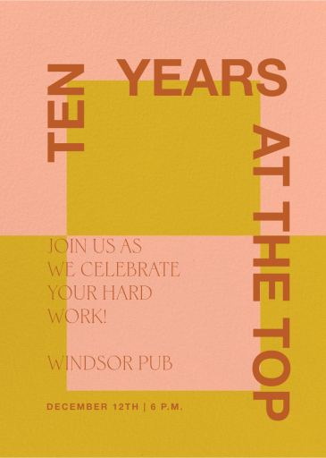 Flipped - Business Anniversary Invitation by Paperless Post