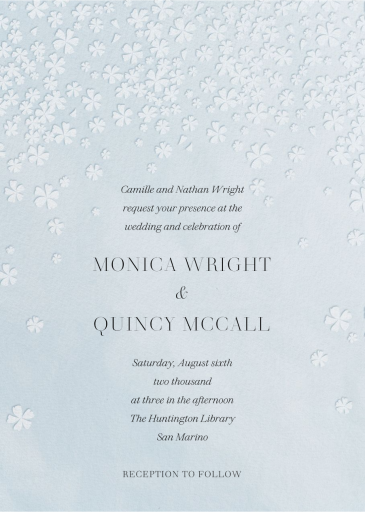 Falling Blossoms by  Monique Lhuillier