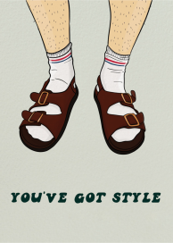 Socks and Sandals - Father's Day Card by Party Mountain