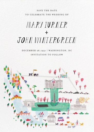 Miss Capitol (Save the Date) by Mr. Boddington's Studio