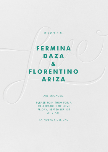 Love Is Grand - Invitation by Crane & Co.