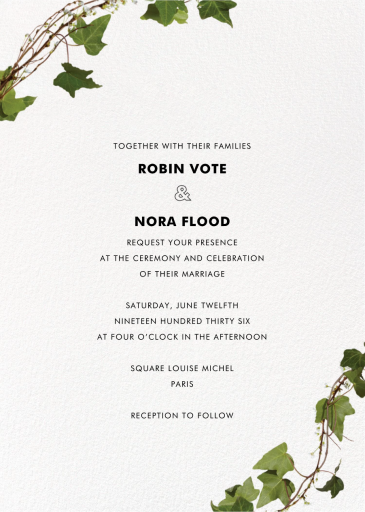 Berkshire - Wedding Invitation by Paperless Post