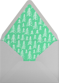 Cursive Holidays - Linda and Harriett Envelope