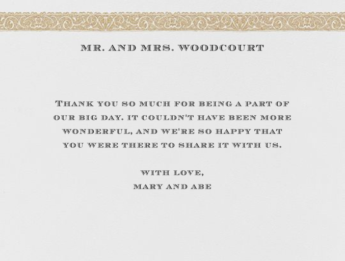 Burano (Thank You) by Crane & Co.