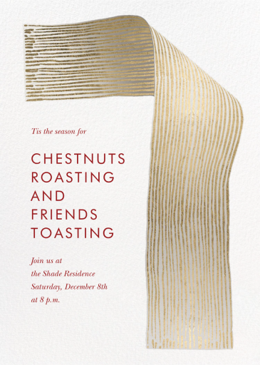 Runner - Holiday Party Invitation by Kelly Wearstler