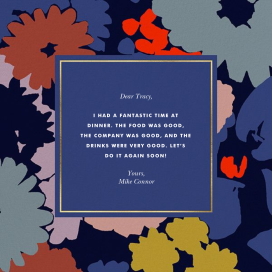 Swing Floral - Thank You Card by kate spade new york