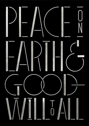 Peace Moderne - New Year's Card by Paperless Post