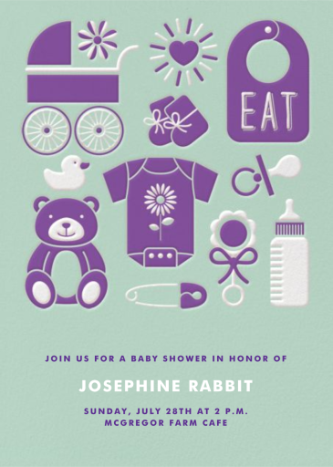 Baby Gear - Baby Shower Invitation by Paperless Post