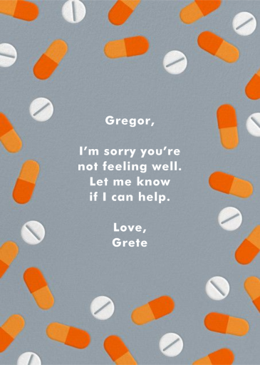 Meds to Mend - Greeting Card by Paperless Post - Back